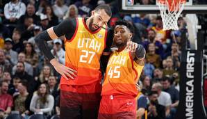 Rudy Gobert (l.) und Donovan Mitchell wollen mit den Utah Jazz den nächsten Schritt machen.