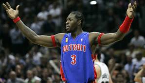 Platz 25: BEN WALLACE (Detroit Pistons) - 46,1 Prozent Freiwurfquote in den Playoffs 2005 (47/102 FT).