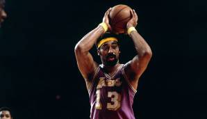 Platz 10: WILT CHAMBERLAIN (Los Angeles Lakers) - 40,6 Prozent Freiwurfquote in den Playoffs 1970 (82/202 FT).