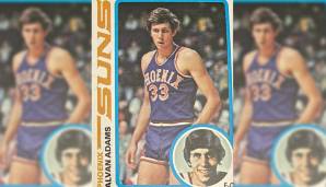 Platz 16: ALVIN ADAMS (Phoenix Suns) - 341 Punkte in seinen ersten Playoffs im Jahr 1976 (19 Spiele - 17,9 Punkte pro Partie)