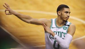 Platz 14: JAYSON TATUM (Boston Celtics) - 351 Punkte in seinen ersten Playoffs im Jahr 2018 (19 Spiele - 18,5 Punkte pro Partie)