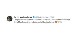 MAGIC JOHNSON (Lakers-Legende, Finals-MVP 1980, 1982, 1987)