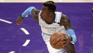 Platz 15: DENNIS SCHRÖDER | Team: Los Angeles Lakers | Alter: 27 | Status: Unrestricted Free Agent | Gehalt 20/21: 16 Millionen | Stats 20/21: 15,4 Punkte und 5,8 Assists bei 43,7 Prozent FG und 33,5 Prozent Dreier in 32,1 Minuten (61 Spiele).