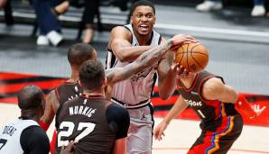 Platz 10: RUDY GAY | Team: San Antonio Spurs | Alter: 34 | Status: Unrestricted Free Agent | Gehalt 20/21: 14,5 Mio. | Stats 20/21: 11,4 Punkte und 4,8 Rebounds bei 42 Prozent FG und 38,1 Prozent Dreier in 21,6 Minuten (63 Spiele)