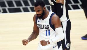 Platz 2: TIM HARDAWAY JR. | Team: Dallas Mavericks | Alter: 29 | Status: Unrestricted Free Agent | Gehalt 20/21: 18,9 Mio. | Stats 20/21: 16,6 Punkte und 3,3 Rebounds bei 44,7 Prozent FG und 39,1 Prozent Dreier in 28,4 Minuten (70 Spiele)