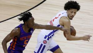 Cade Cunningham traf gegen die New York Knicks 7 Dreier.