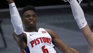 Platz 7: HAMIDOU DIALLO | Team: Detroit Pistons | Alter: 23 | Status: Restricted Free Agent | Gehalt 20/21: 1,66 Millionen | Stats 20/21: 11,2 Punkte und 5,4 Rebounds bei 47,7 Prozent FG und 34,1 Prozent Dreier in 23,3 Minuten (52 Spiele).