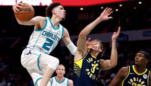 LaMelo Ball und die Charlotte Hornets haben gegen Indiana ein überragendes Comeback hingelegt.