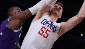 Isaiah Hartenstein erzielte gegen die Los Angeles Lakers 11 Punkte.