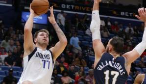 Luka Doncic und die Mavs schießen sich gegen die Pelicans den Frust von der Seele.