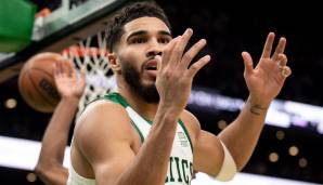 JAYSON TATUM (Boston Celtics) - Stats 21/22: 25,6 Punkte und 8,6 Rebounds bei 41,9 Prozent FG und 32,6 Prozent Dreier in 36,6 Minuten (32 Spiele)