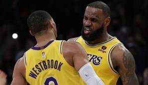 Aber zuerst die Fundamentals: Die Lakers stehen im Angriff trotz Gala-Vorstellungen von LeBron James nur auf Platz 24 in der Offense (108,4), die Defense ist kaum besser (110,1, Platz 20). Es ergibt ein Net-Rating von -1,7 - Platz 22 in der NBA.