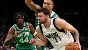 Luka Doncic und die Dallas Mavericks holen in Boston einen Comeback-Sieg.