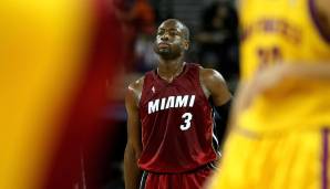 Platz 19: DWYANE WADE (Miami Heat) - 8,8 Punkte in der Saison 2009/10 (5 Spiele)
