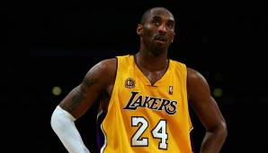 Platz 12: KOBE BRYANT (Los Angeles Lakers) - 9,2 Punkte in der Saison 2007/08 (21 Spiele)