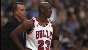 Platz 9: MICHAEL JORDAN (Chicago Bulls) - 9,6 Punkte in der Saison 1996/97 (19 Spiele)