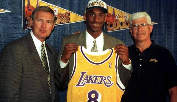 Kobe Bryant kam via Trade im NBA Draft 1996 zu den Los Angeles Lakers.