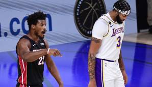 Platz 17: ANTHONY DAVIS | Team: Los Angeles Lakers | Plus/Minus: -26 in 33 Minuten in Spiel 3 der NBA Finals 2020 gegen die Miami Heat (104:115)