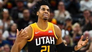 Platz 11: HASSAN WHITESIDE | Team: Utah Jazz | Alter: 33 | Status: Unrestricted Free Agent | Gehalt 21/22: 2,4 Mio. | Stats 21/22: 8,2 Punkte, 7,6 Rebounds und 1,6 Blocks bei 65,2 Prozent FG in 17,9 Minuten (65 Spiele)