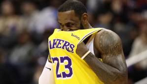 LeBron James brachte den Lakers den 17. Titel - doch L.A. verpasste mit ihm auch zweimal komplett die Playoffs.