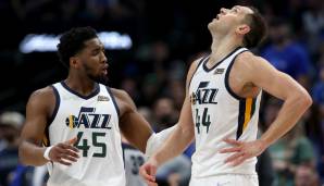 Rudy Gobert - weg. Donovan Mitchell - weg. Und jetzt musste auch noch Bojan Bogdanovic gehen. Jazz-Boss Danny Ainge meint es mit dem Rebuild ernst, Gewinnen ist vorerst nur noch sekundär. Der Fokus liegt auf möglichst vielen Picks und jungen Talenten …