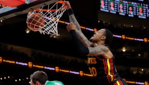 John Collins spielt bei den Atlanta Hawks nur eine Nebenrolle.