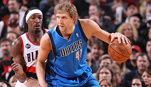 Mit seinen 33 Punkten war Dirk Nowitzki Hauptgarant für das Weiterkommen der Dallas Mavericks