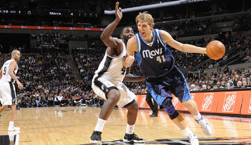 Dirk Nowitzki und Dallas gingen bei den San Antonio Spurs unter