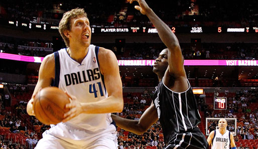 In Miami kam es zur Neuauflage der Finals von 2011 - mit einem anfangs starken Nowitzki