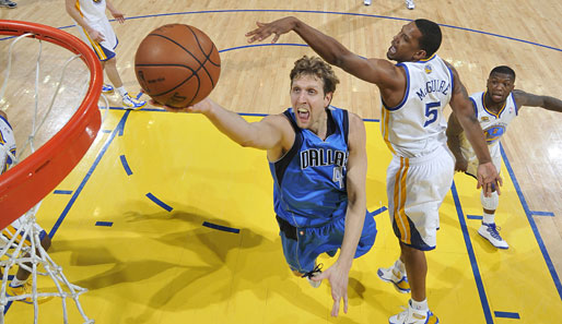 Dirk Nowitzk war mit 27 Punkten Topscorer bei den Dallas Mavericks