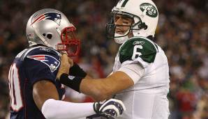 Patriots vs. Jets 31:14 (2009): Vier Picks und ein Fumble von Mark Sanchez ebneten den Weg für einen ungefährdeten Pats-Sieg - Sanchez brachte von 21 Pässen nur acht an (136 YDS). Aber: Das erste Duell der Saison in New York hatten die Jets gewonnen.