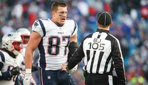 Rob Gronkowski leistete sich gegen die Bills einen Ausraster