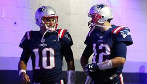 Keine Angst vor großen Namen: Jimmy Garoppolo stellte sich als Rookie der Konkurrenz in New England mit Quarterback-Legende Tom Brady.