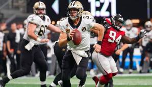 4. Drew Brees, Saints: Drew Brees ist immer noch der akkurateste Quarterback der Liga - das wird einerseits durch das Screen Game der Saints gepusht, andererseits aber sieht man es auch Downfield. Nach wie vor einer der Elite-QBs.