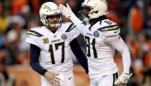 Im MVP-Rennen konnte sich Philip Rivers zwar nicht ganz halten, dennoch gehörte er zu den besten Quarterbacks der Saison. Seine 8,48 Yards pro Pass bedeuteten Platz drei, sein Passer Rating von 105,5 Platz fünf.