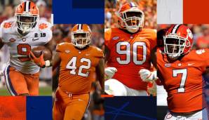 Clemsons Defensive Live aus Clelin Ferrell, Christian Wilkins, Dexter Lawrence und Austin Bryant könnte beim NFL Draft 2019 Historisches schaffen.