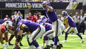 VERLIERER: Kirk Cousins, QB, Vikings. Zu sagen, dass die Vikings-Offense gegen Arizona Sand im Getriebe hatte, wäre eine gehörige Untertreibung. Cousins stand viel unter Druck, war mit mehreren Ungenauigkeiten aber auch selbst Part des Problems.