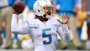 TYROD TAYLOR (zuletzt Los Angeles Chargers): 2 Spiele, 16/30, 208 Yards, 21,3 QBR