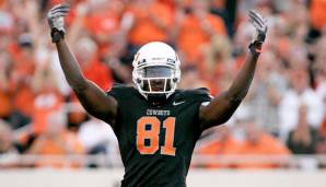 6.: Justin Blackmon (2010, Oklahoma State, Big 12) - 12 Spiele, 111 Receptions, 1782 Receiving Yards, 20 Receiving Touchdowns