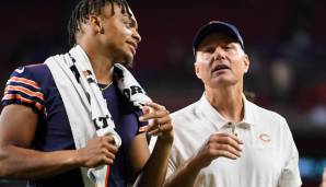 Justin Fields und Matt Eberflus wollen die Bears wieder in die Spur bringen.