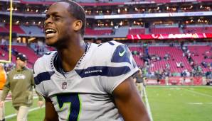 Geno Smith und die Seattle Seahawks treffen in München auf die Tampa Bay Buccaneers.