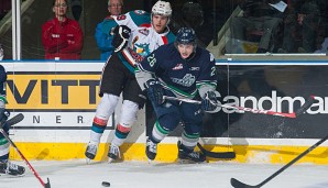 Leon Draisaitl (l.) erlebt bei den Kelowna Rockets einen wahren Aufwind