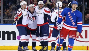 Die Washington Capitals ließen beim Gastspiel in New York keine Fragen offen