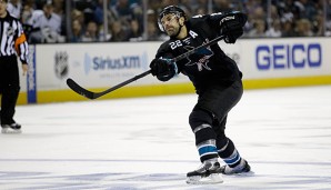 Dan Boyle scheiterte mit den Sharks in den Finals an den Penguins