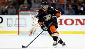 Korbinian Holzer hat derzeit mit den Anaheim Ducks einen guten Lauf