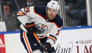 Leon Draisaitl am Puk für die Edmonton Oilers