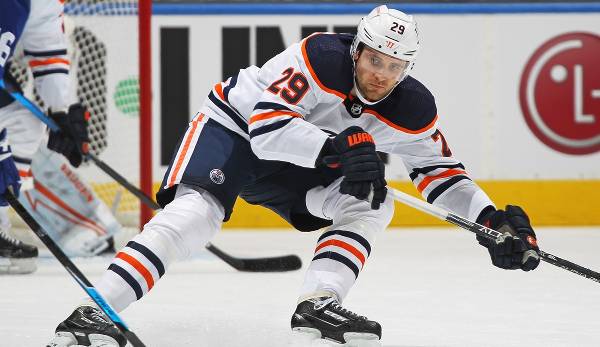 Der deutsche Eishockey-Star Leon Draisaitl bleibt mit den Edmonton Oilers in der NHL auf dem Vormarsch.