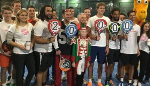 Philipp Petzschner, Dustin Brown und Sascha Zverev präsentierten Padel