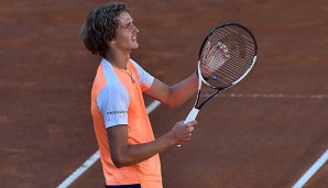 Alexander Zverev greift bei den French Open 2017 an Tag 2 ins Geschehen ein