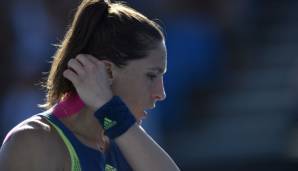 Andrea Petkovic musste der Hitze Tribut zollen